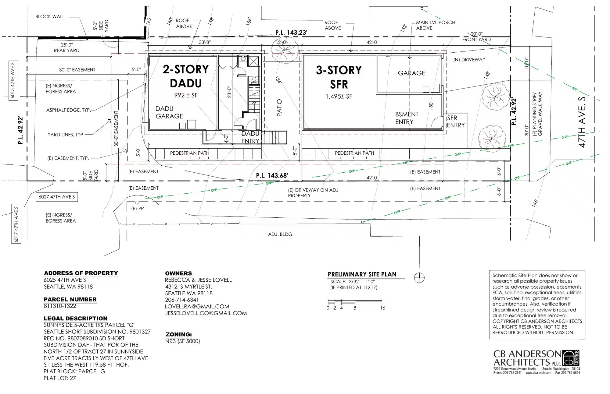 Site plan for 6025 47th Ave S