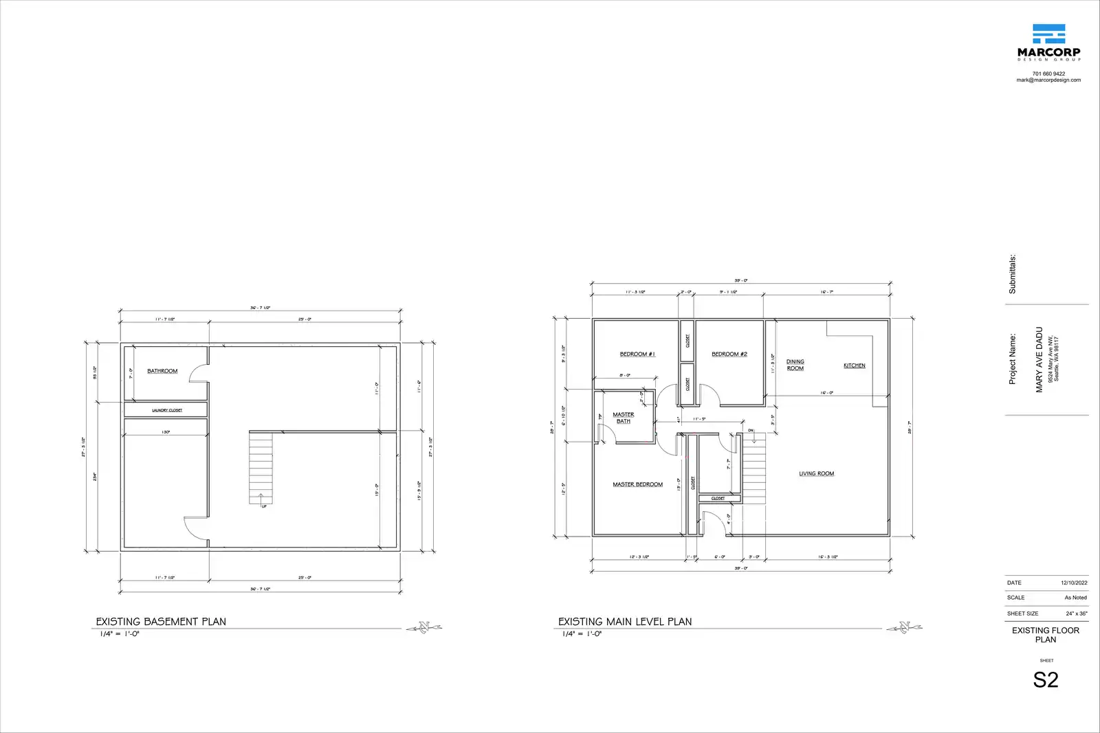 Site plan for 9522 Mary Ave NW