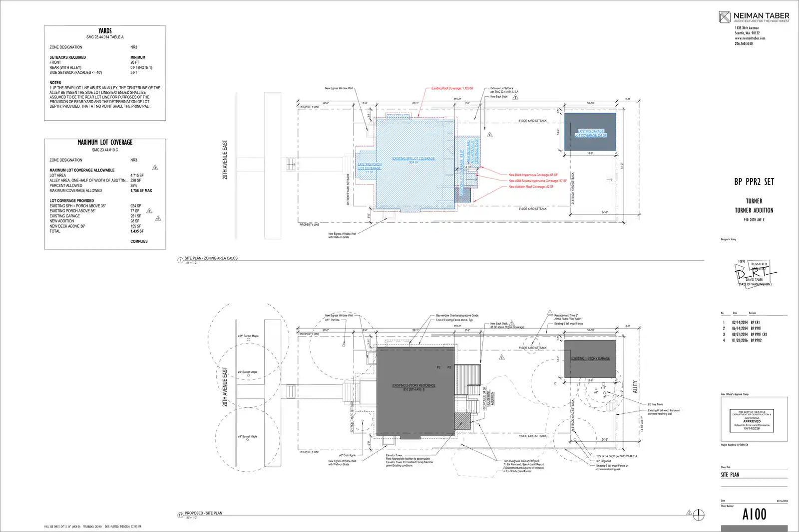 Site plan for 910 20th Ave E
