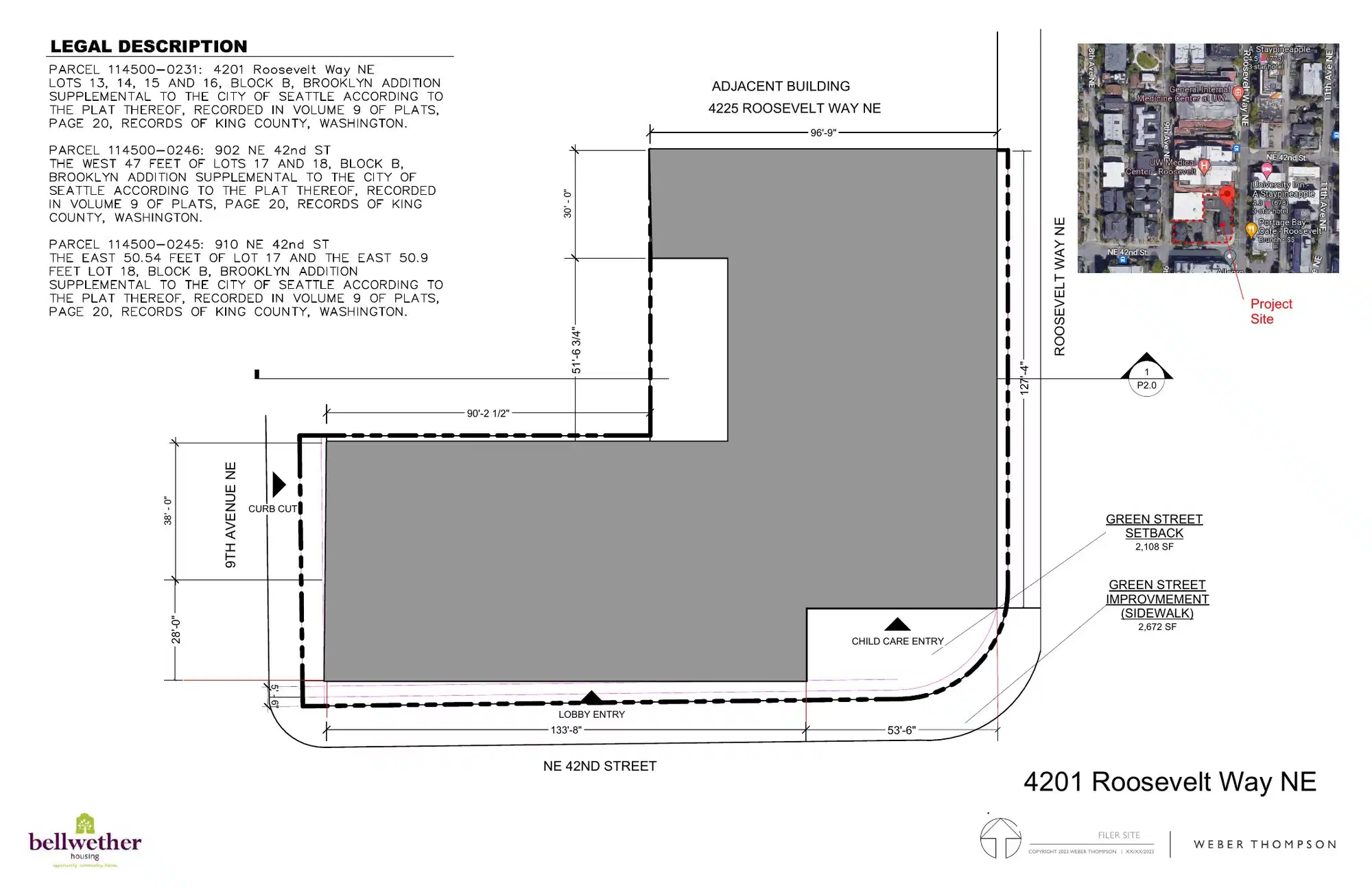 Site plan for 920 NE 42nd St
