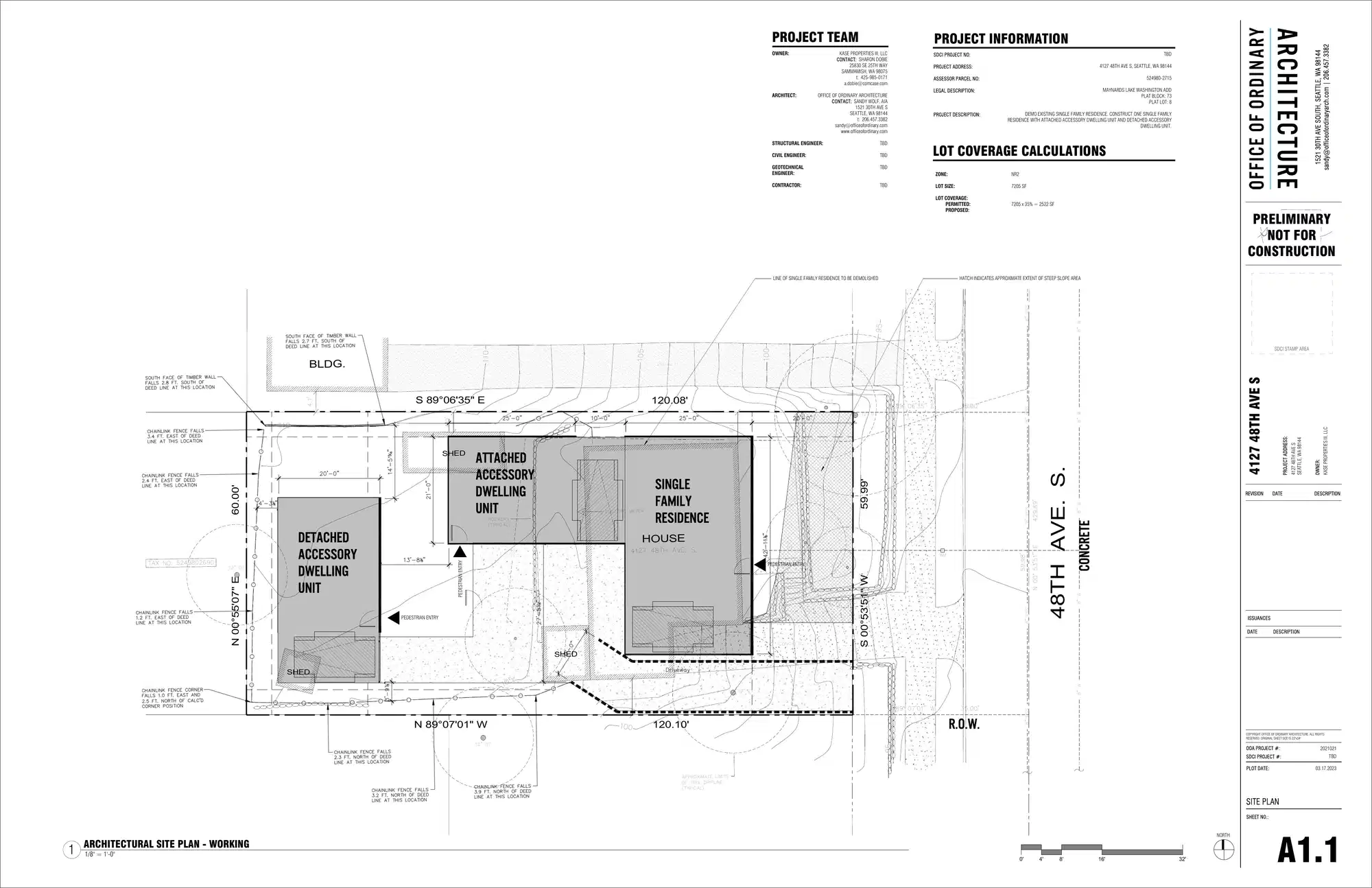 Site plan for 4127 48th Ave S