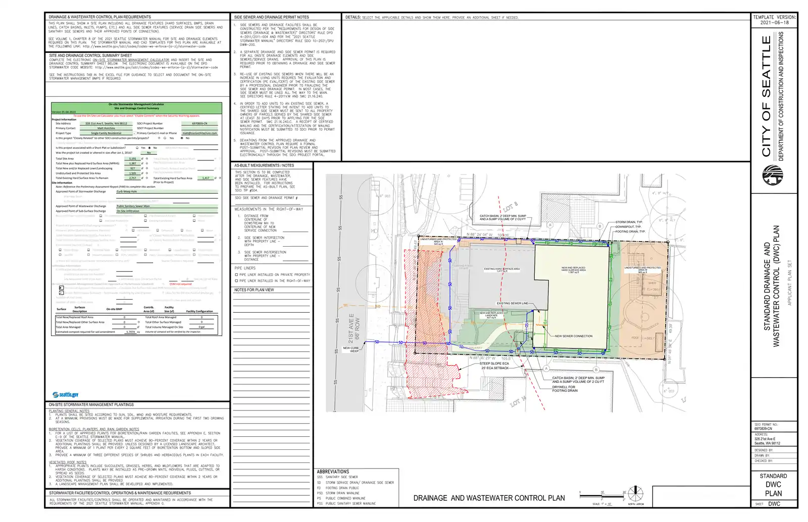 Site plan for 328 21st Ave E