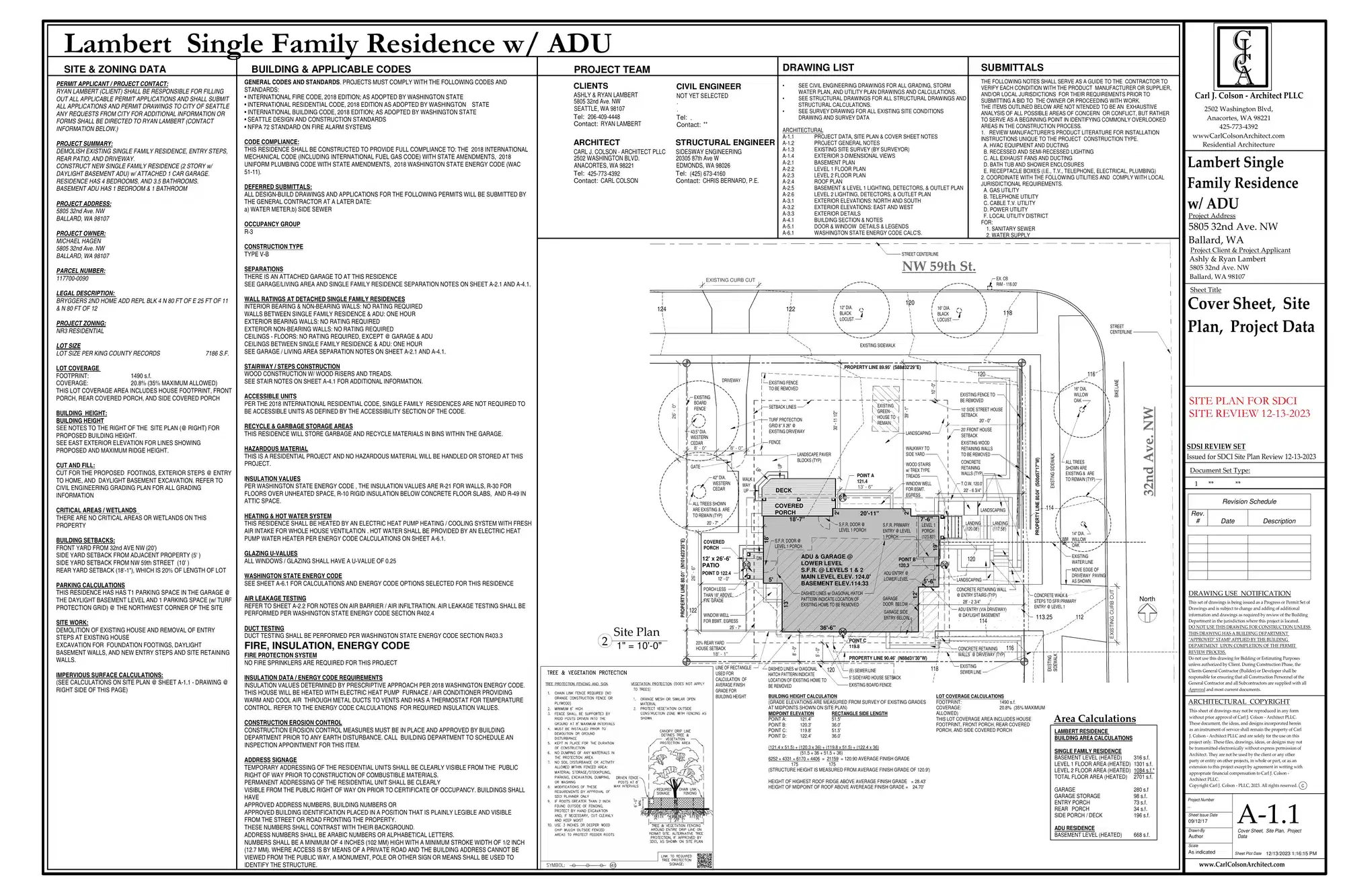 Site plan for 3205 NW 59th St