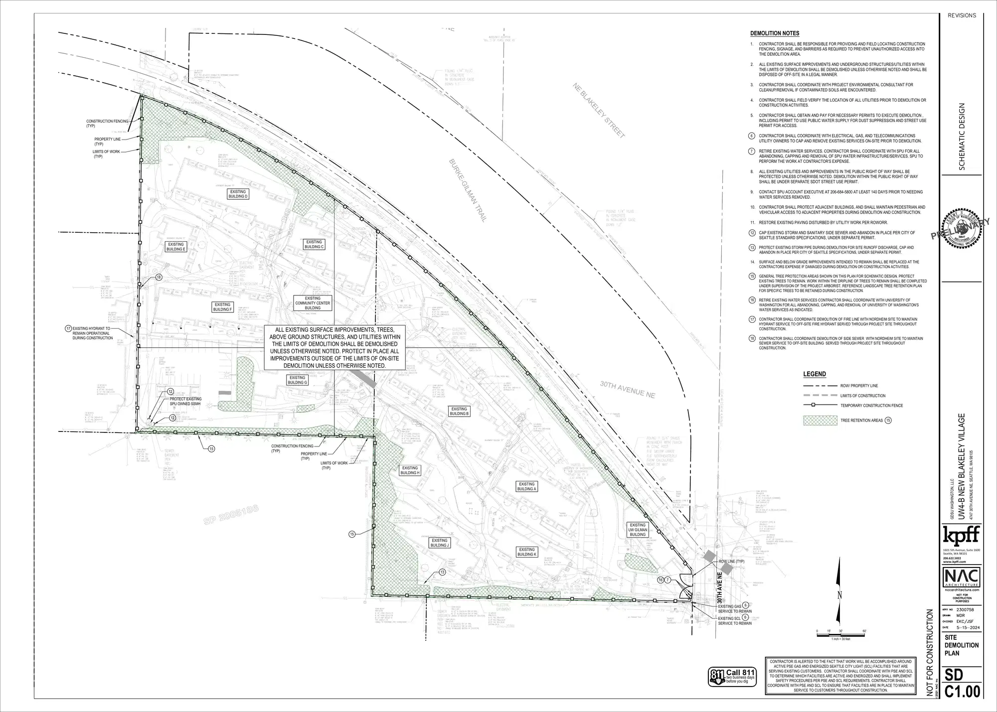 Site plan for 4727 A 30th Ave NE