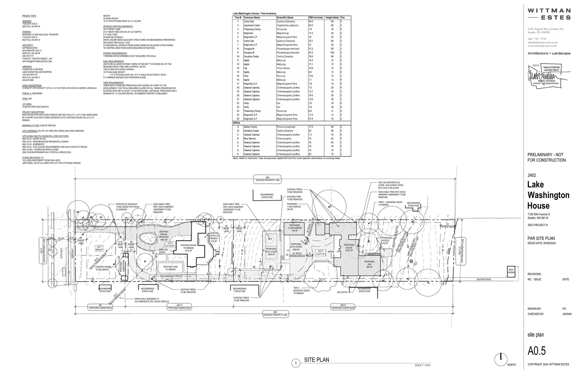 Site plan for 7128 55th Ave S