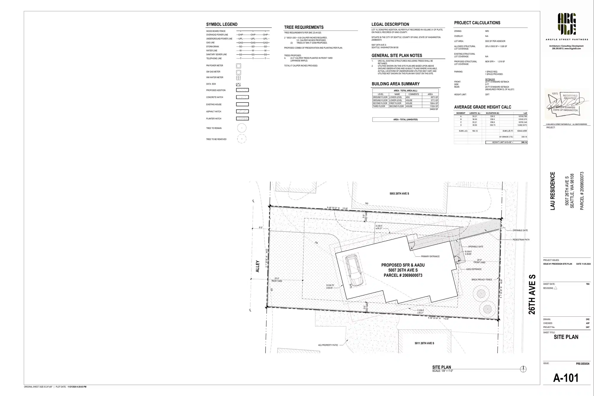 Site plan for 5007 26th Ave S