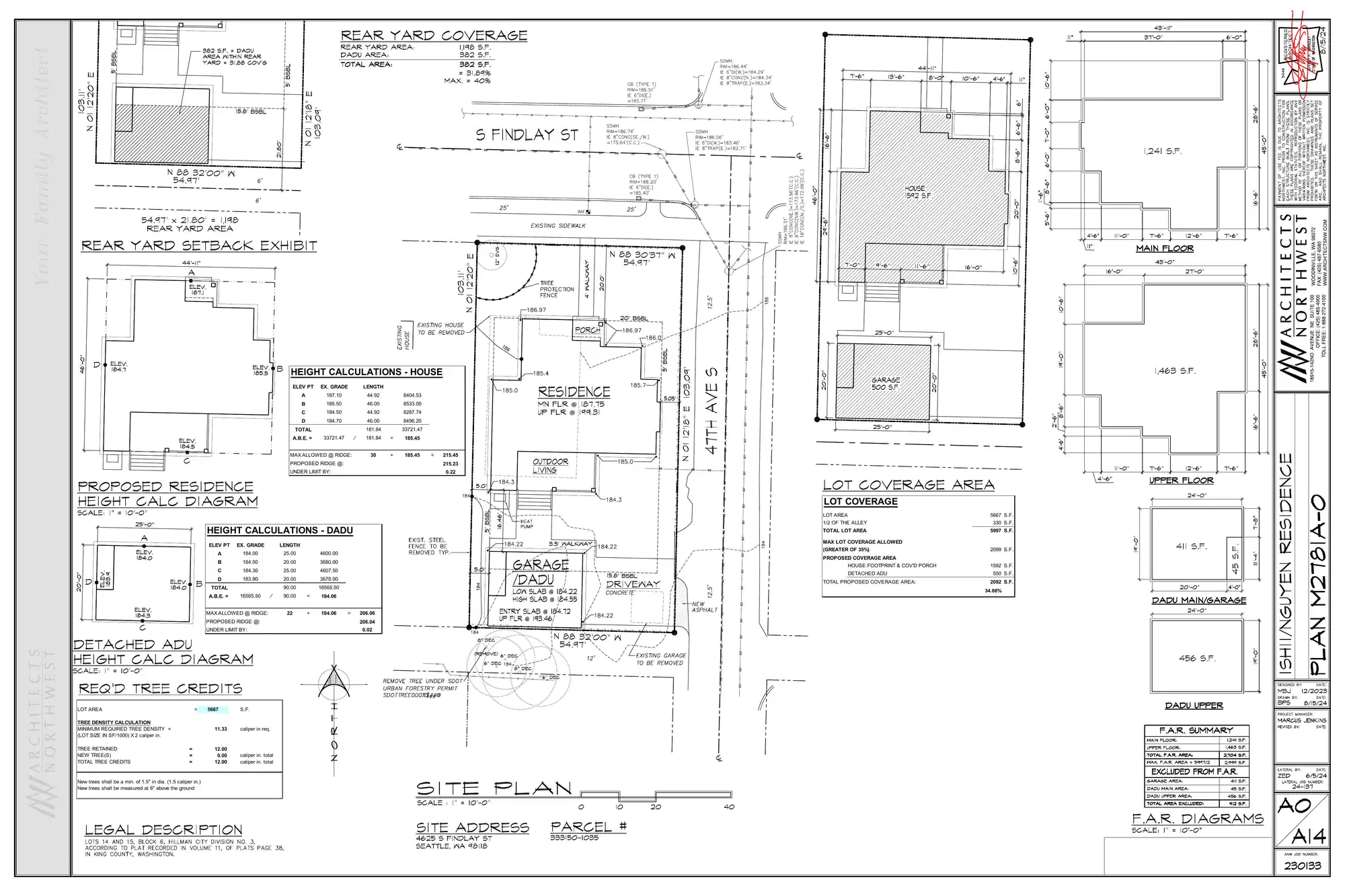 Site plan for 5609 47th Ave S