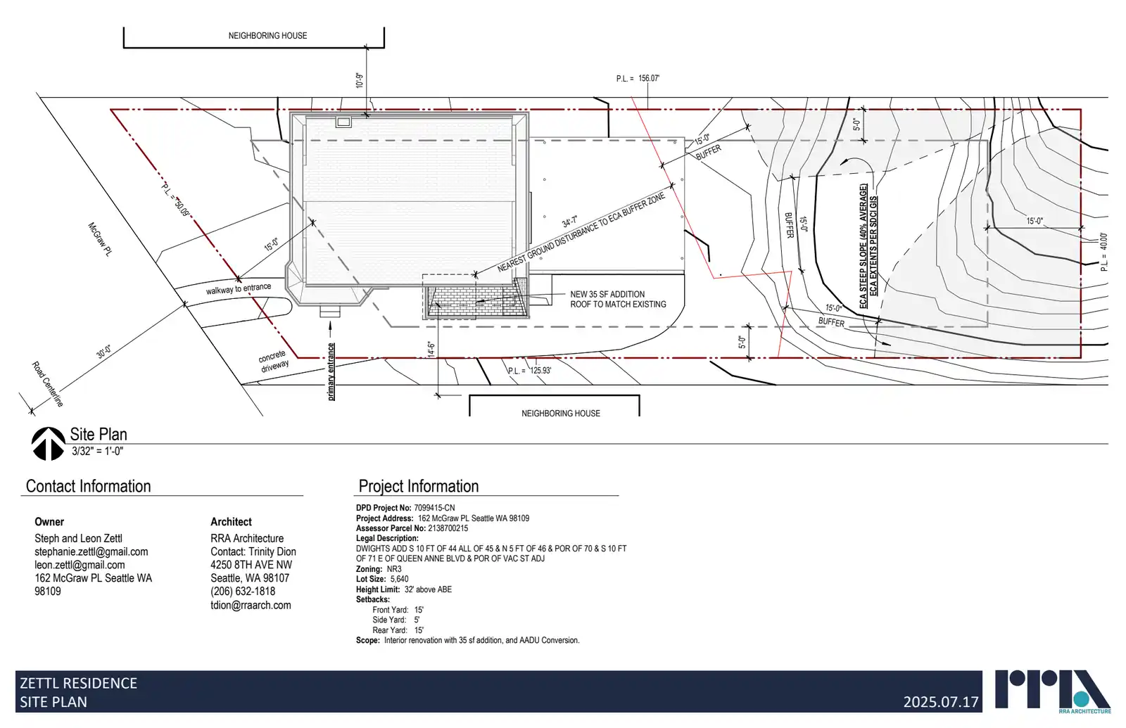 Site plan for 162 Mcgraw Pl