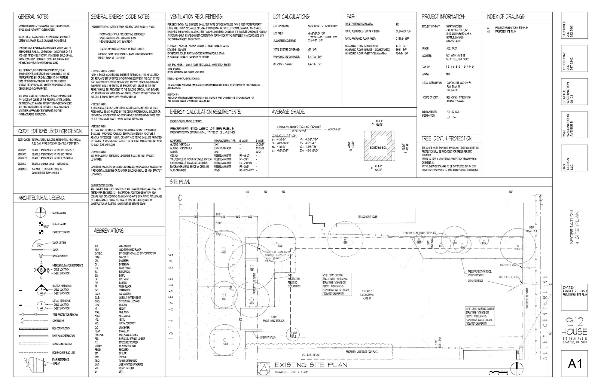Site plan for 912 16th Ave E