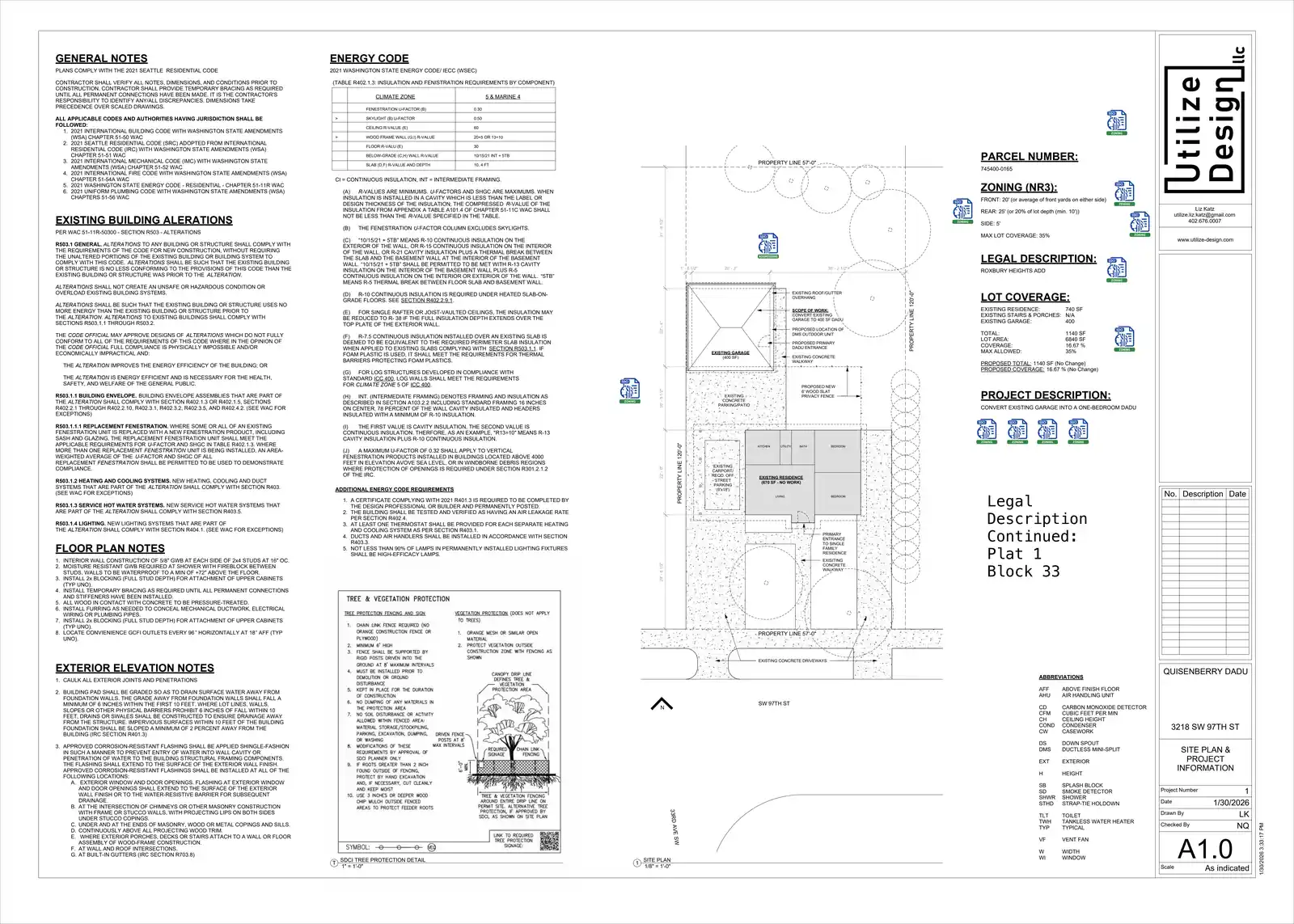 Site plan for 3220 SW 97th St
