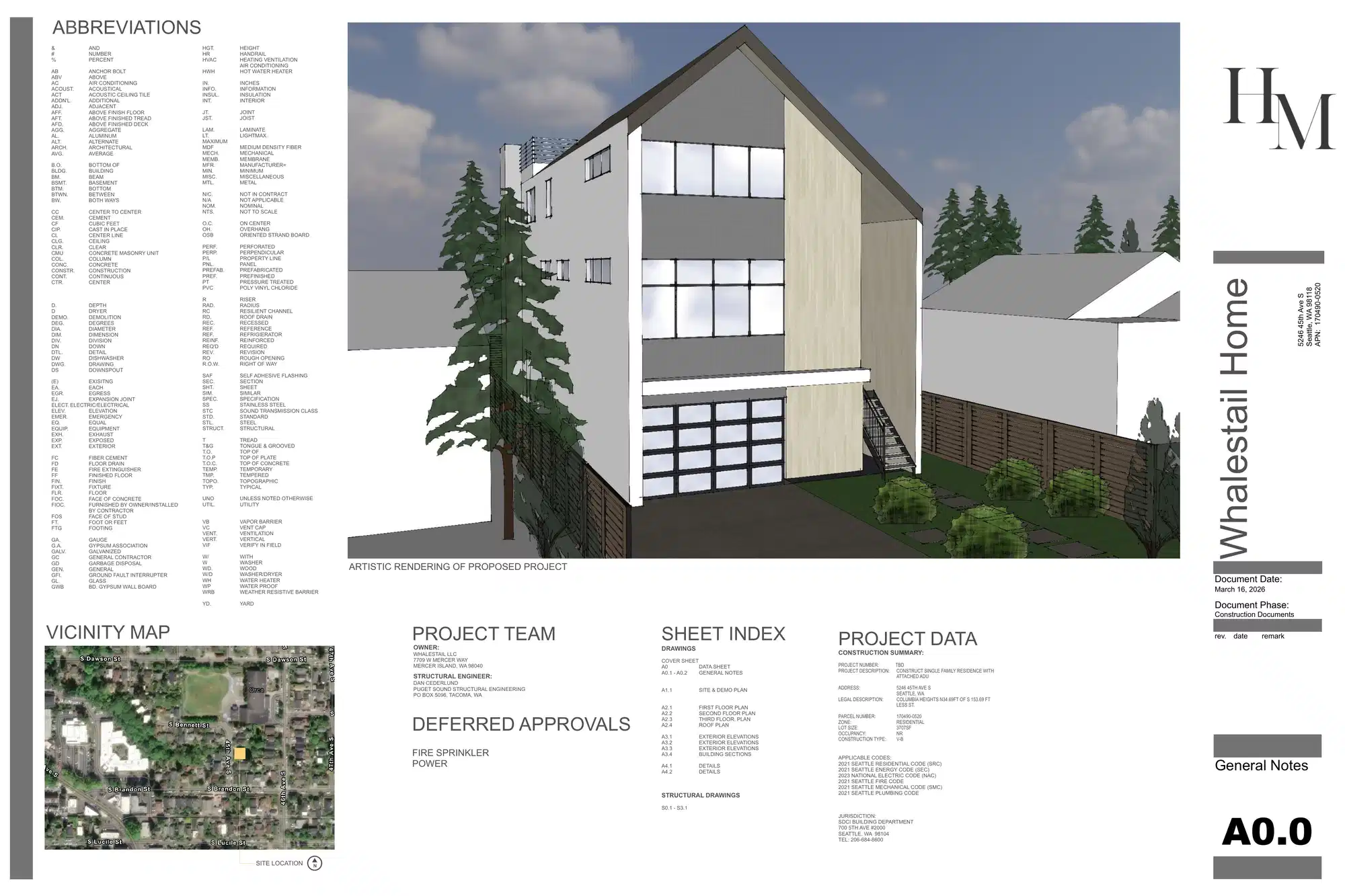 Site plan for 5246 45th Ave S
